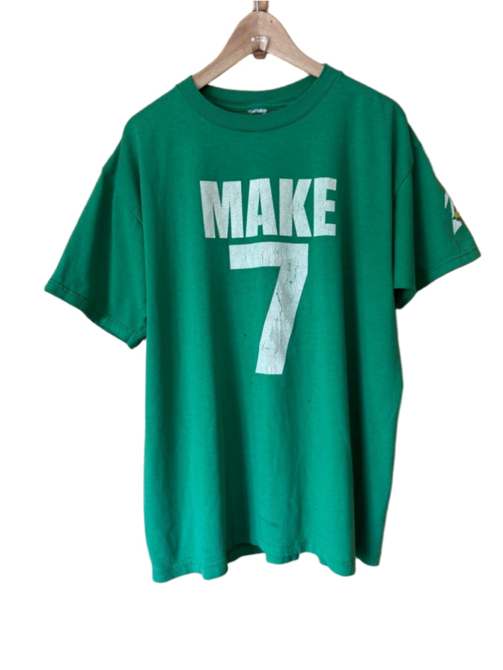 Vintage Promotional “MAKE 7… UP YOURS” Graphic T-Shirt size XL